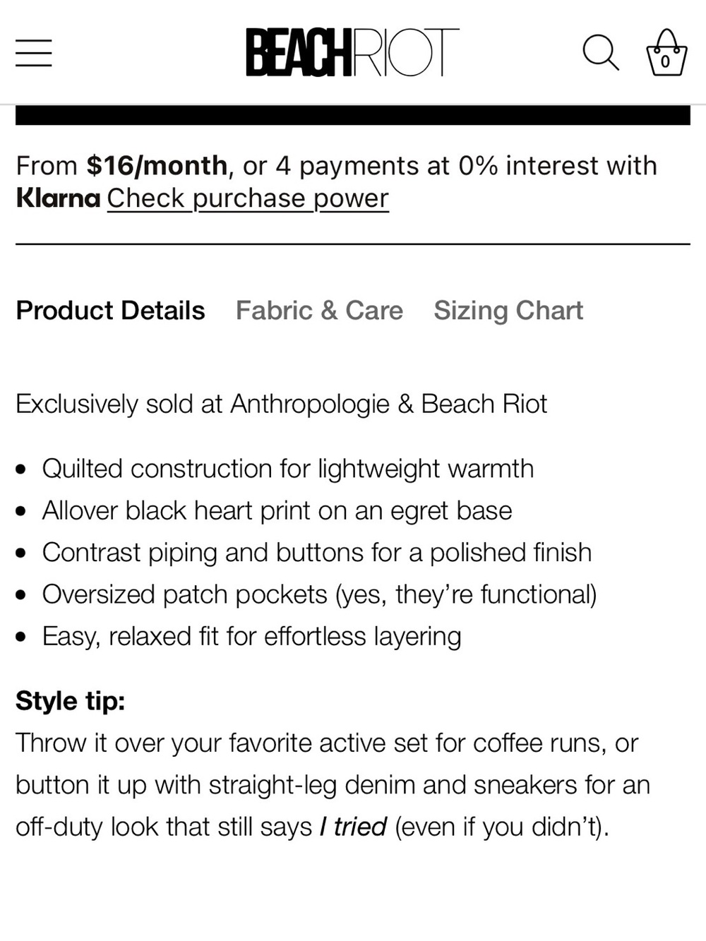 Beach Riot Quilted Jacket - Picture 7 of 7